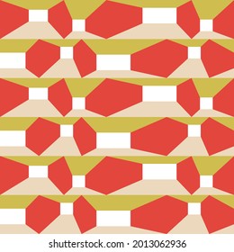 Rough angular seamless pattern for web, advertising, textiles, prints and any design projects. Geometric shapes will decorate any surface or thing and make it attractive.