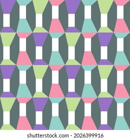 Rough angular seamless pattern for web, advertising, textiles, prints and any design projects. Geometric shapes will decorate any surface or thing and make it attractive.