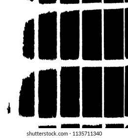 Rough Background. Modern Black and White Backround for Poster, Cards. Halftone Vector Texture for your Design. 
