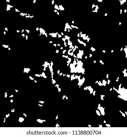 Rough Background. Modern Black and White Backround for Banner, Poster. Halftone Vector Texture for your Design. 