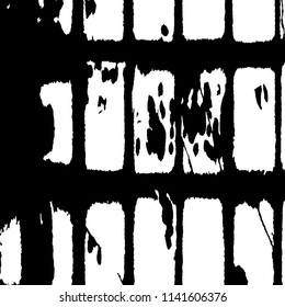Rough Background. Modern Monochrome Backround for Banner, Poster. Halftone Vector Texture for your Design. 