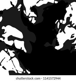 Rough Background. Retro Black and White Backround for Print, Mobile and Web Applications. Halftone Vector Texture for your Design. 