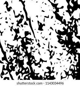 Rough Background. Retro Black and White Backround for Banner, Poster. Halftone Vector Texture for your Design. 