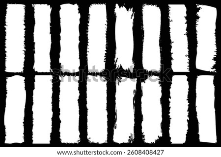 Rough Background. Retro Black and White Backround for Poster.Dirty and damaged. Detailed rough backdrop. Cards. Halftone Vector Texture for your Design