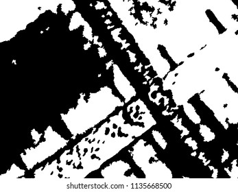 Rough Background. Trendy Black and White Backround for Card, Flyer. Halftone Vector Texture for your Design. 