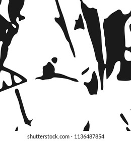 Rough Background. Trendy Black and White Backround for Banner, Poster. Halftone Vector Texture for your Design. 