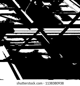 Rough Background. Trendy Monochrome Backround for Banner, Poster. Halftone Vector Texture for your Design. 