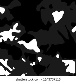 Rough Background. Urban Black and White Backround for Poster, Cards. Halftone Vector Texture for your Design. 