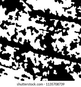 Rough Background. Urban Monochrome Backround for Poster, Cards. Halftone Vector Texture for your Design. 