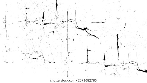 Rough black and white Grunge background. Abstract textured effect. Vector Illustration. Black isolated on white background. EPS10