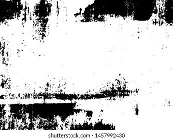 Rough black and white texture vector. Distressed overlay texture. Grunge background. Abstract textured effect. Vector Illustration. Black isolated on white background. EPS10.