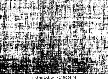 Rough black and white texture vector. Distressed overlay texture. Grunge background. Abstract textured effect. Vector Illustration. Black isolated on white background. EPS10.