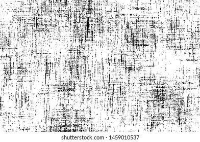 Rough black and white texture vector. Distressed overlay texture. Grunge background. Abstract textured effect. Vector Illustration. Black isolated on white background. EPS10.