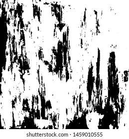 Rough black and white texture vector. Distressed overlay texture. Grunge background. Abstract textured effect. Vector Illustration. Black isolated on white background. EPS10.