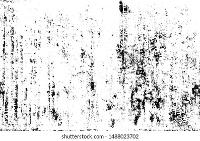 Rough black and white texture vector. Distressed overlay texture. Grunge background. Abstract textured effect. Vector Illustration. Black isolated on white background. EPS10.