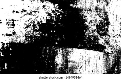 Rough black and white texture vector. Distressed overlay texture. Grunge background. Abstract halftone textured effect. Vector Illustration. Black isolated on white. EPS10.