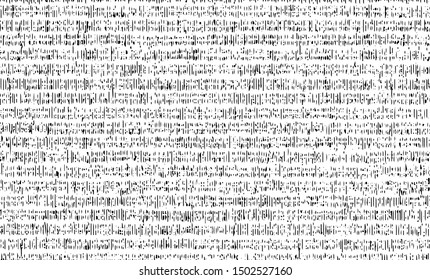 Rough black and white texture vector. Distressed overlay texture. Grunge background. Abstract textured effect. Vector Illustration. Black isolated on white background. EPS10.