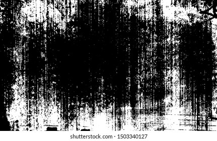 Rough black and white texture vector. Distressed overlay texture. Grunge background. Abstract textured effect. Vector Illustration. Black isolated on white background. EPS10.