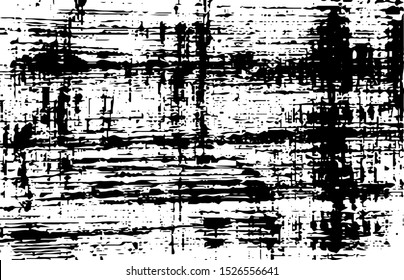 Rough black and white texture vector. Distressed overlay texture. Grunge background. Abstract textured effect. Vector Illustration. Black isolated on white background. EPS10.