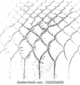 Rough black and white texture vector. Distressed overlay texture. Grunge background. Abstract textured effect. Vector Illustration. Black isolated on white background. EPS10.
