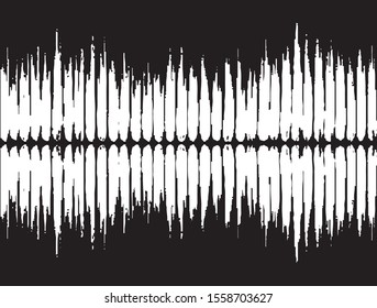 Rough black and white texture vector. Distressed overlay texture. Grunge background. Abstract textured effect. Vector Illustration. Black isolated on white background. EPS10.
