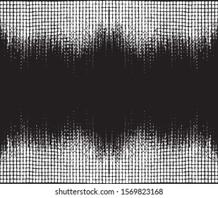 Rough black and white texture vector. Distressed overlay texture. Grunge background. Abstract textured effect. Vector Illustration. Black isolated on white background. EPS10.