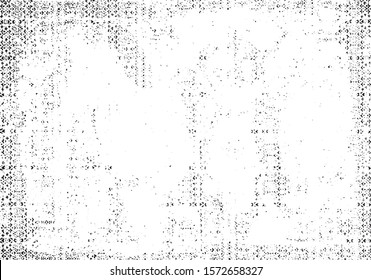 Rough black and white texture vector. Distressed overlay texture. Grunge background. Abstract textured effect. Vector Illustration. Black isolated on white background. EPS10.