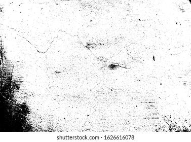 Rough black and white texture vector. Distressed overlay texture. Grunge background. Abstract textured effect. Vector Illustration. Black isolated on white background. EPS10.