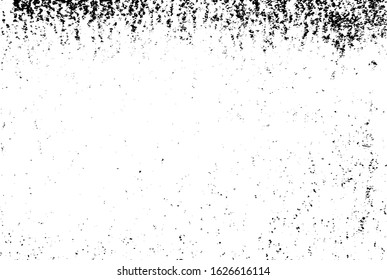 Rough black and white texture vector. Distressed overlay texture. Grunge background. Abstract textured effect. Vector Illustration. Black isolated on white background. EPS10.