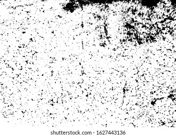 Rough black and white texture vector. Distressed overlay texture. Grunge background. Abstract textured effect. Vector Illustration. Black isolated on white background. EPS10.