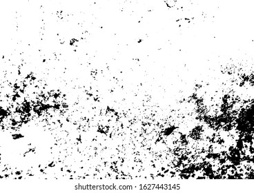 Rough black and white texture vector. Distressed overlay texture. Grunge background. Abstract textured effect. Vector Illustration. Black isolated on white background. EPS10.