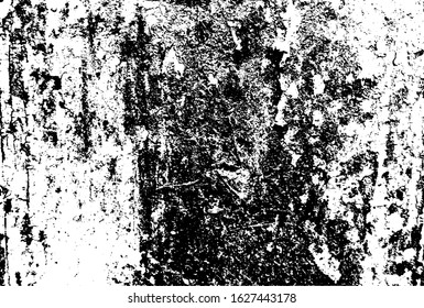 Rough black and white texture vector. Distressed overlay texture. Grunge background. Abstract textured effect. Vector Illustration. Black isolated on white background. EPS10.