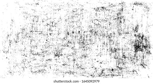 Rough black and white texture vector. Distressed overlay texture. Grunge background. Abstract textured effect. Vector Illustration. Black isolated on white background. EPS10.