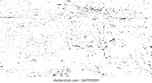 Rough black and white texture vector. Distressed overlay texture. Grunge background. Abstract textured effect. Vector Illustration. Black isolated on white background. EPS10.