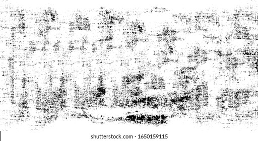 Rough black and white texture vector. Distressed overlay texture. Grunge background. Abstract textured effect. Vector Illustration. Black isolated on white background. EPS10.