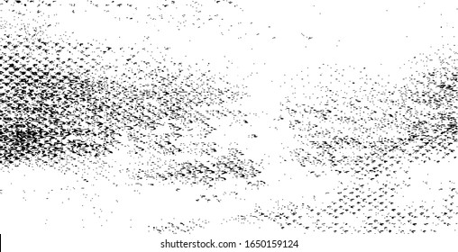 Rough black and white texture vector. Distressed overlay texture. Grunge background. Abstract textured effect. Vector Illustration. Black isolated on white background. EPS10.