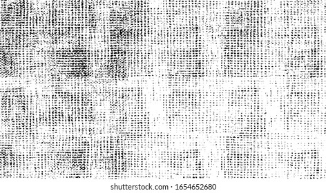 Rough black and white texture vector. Distressed overlay texture. Grunge background. Abstract textured effect. Vector Illustration. Black isolated on white background. EPS10.