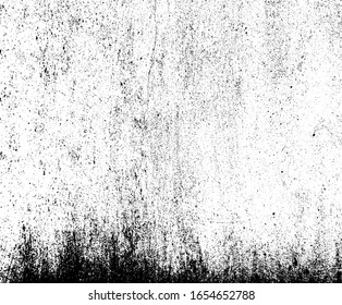 Rough black and white texture vector. Distressed overlay texture. Grunge background. Abstract textured effect. Vector Illustration. Black isolated on white background. EPS10.