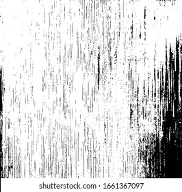 Rough black and white texture vector. Distressed overlay texture. Grunge background. Abstract textured effect. Vector Illustration. Black isolated on white background. EPS10.