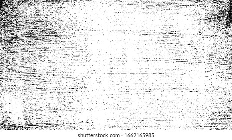 Rough black and white texture vector. Distressed overlay texture. Grunge background. Abstract textured effect. Vector Illustration. Black isolated on white background. EPS10.