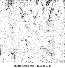 Rough black and white texture vector. Distressed overlay texture. Grunge background. Abstract textured effect. Vector Illustration. Black isolated on white background. EPS10.