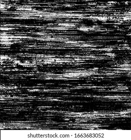 Rough black and white texture vector. Distressed overlay texture. Grunge background. Abstract textured effect. Vector Illustration. Black isolated on white background. EPS10.
