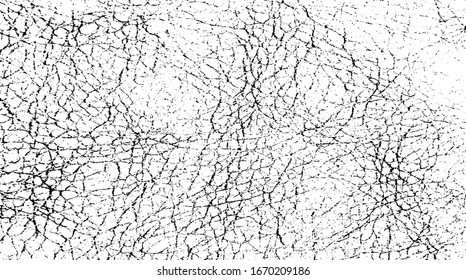 Rough black and white texture vector. Distressed overlay texture. Grunge background. Abstract textured effect. Vector Illustration. Black isolated on white background. EPS10.