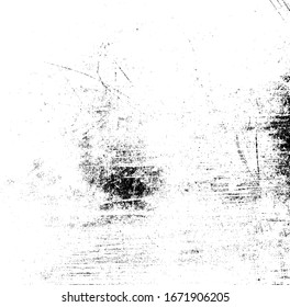 Rough black and white texture vector. Distressed overlay texture. Grunge background. Abstract textured effect. Vector Illustration. Black isolated on white background. EPS10.