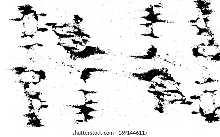 Rough black and white texture vector. Distressed overlay texture. Grunge background. Abstract textured effect. Vector Illustration. Black isolated on white background. EPS10.