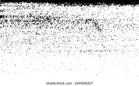 Rough black and white texture vector. Distressed overlay texture. Grunge background. Abstract textured effect. Vector Illustration. Black isolated on white background. EPS10.