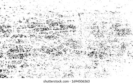 Rough black and white texture vector. Distressed overlay texture. Grunge background. Abstract textured effect. Vector Illustration. Black isolated on white background. EPS10.