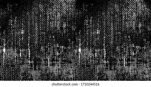 Rough black and white texture vector. Distressed overlay texture. Grunge background. Abstract textured effect. Vector Illustration. Black isolated on white background. EPS10.