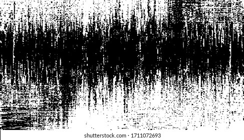 Rough black and white texture vector. Distressed overlay texture. Grunge background. Abstract textured effect. Vector Illustration. Black isolated on white background. EPS10.