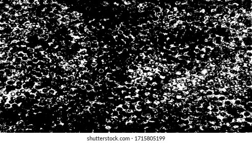 Rough black and white texture vector. Distressed overlay texture. Grunge background. Abstract textured effect. Vector Illustration. Black isolated on white background. EPS10.